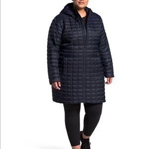North Face Hooded Parka - NAVY BLUE